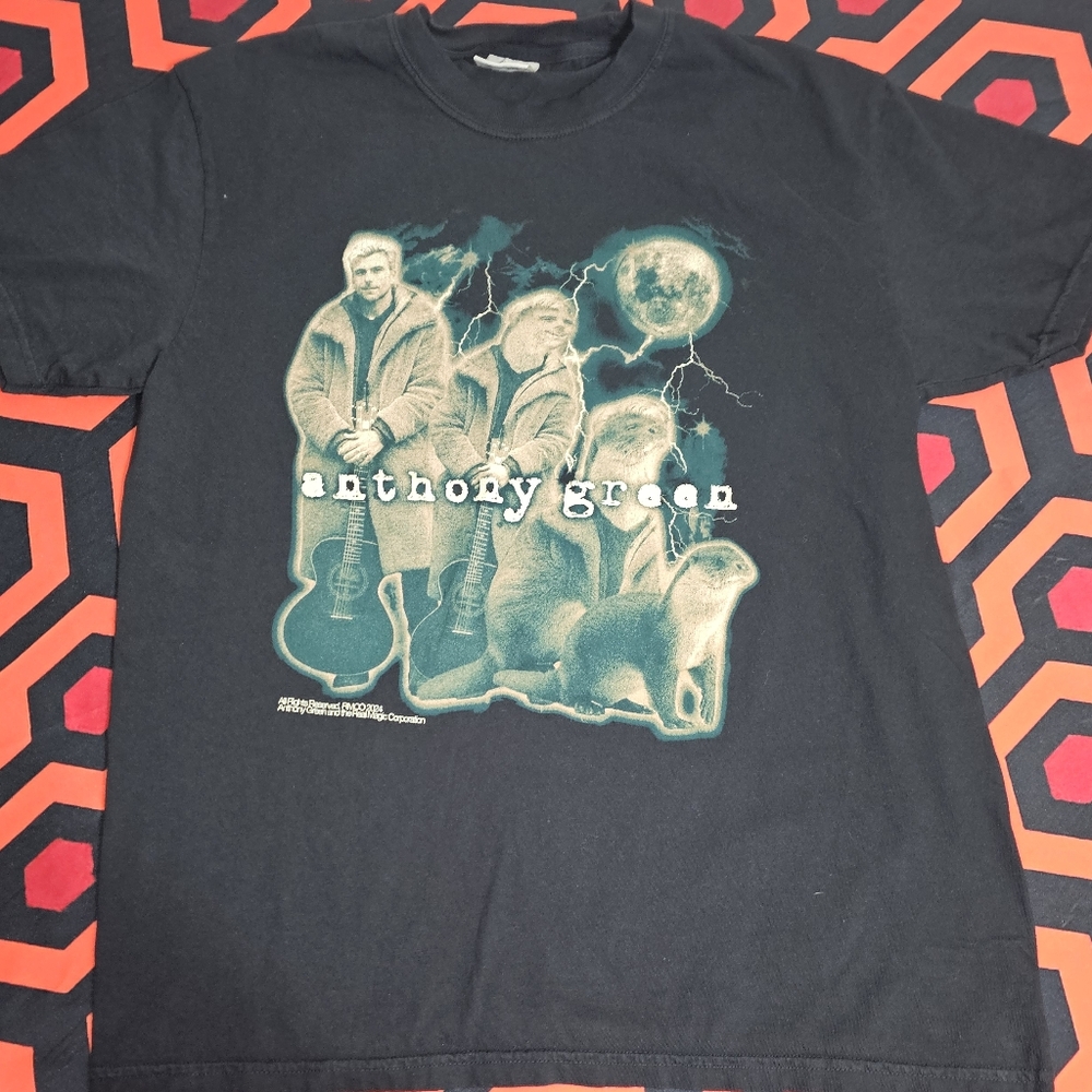 RARE ANTHONY GREEN ANIMORPHS OTTER L SHIRT SAOSIN CIRCA SURVIVE LS DUNES